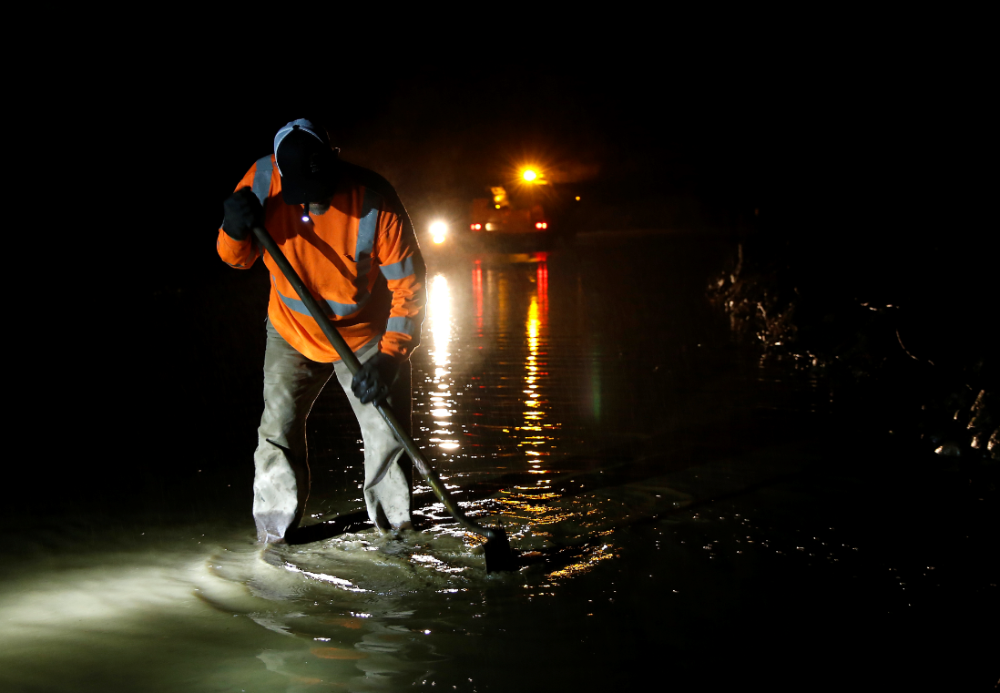 California sufre severas inundaciones. (AP)