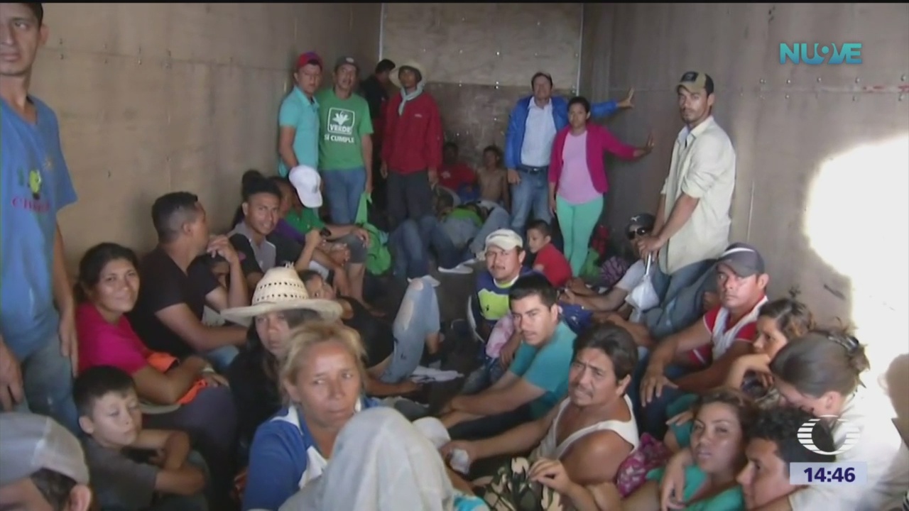 La caravana migrante que recorre el estado de Oaxaca, la primera de tres que se encuentran en México, acordó dirigirse a píe al estado de Veracruz a pesar de los peligros