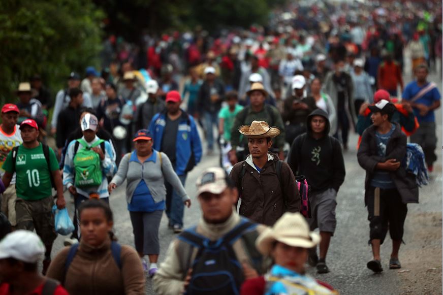 Caravana migrante se divide y éxodo se da por distintas carreteras