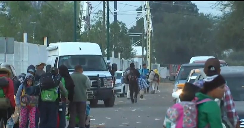 Caravana migrante inicia marcha de Irapuato rumbo a Guadalajara