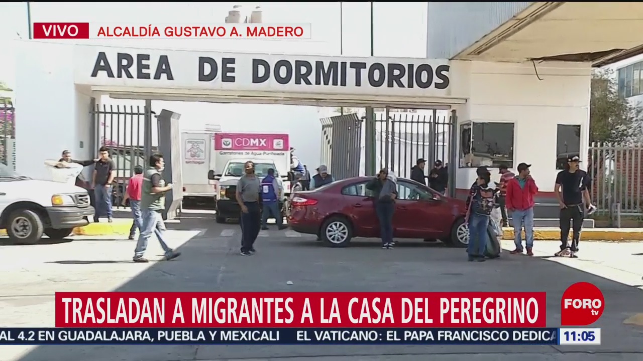 Caravana migrante será trasladada a la Casa del Peregrino