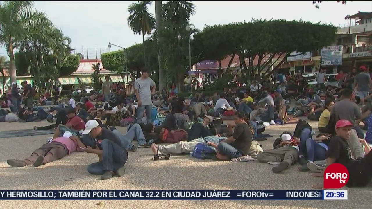 Caravana Migrante Sigue Avanzando Por México