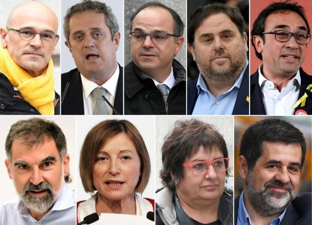 cataluna fiscalia espanola acusa de rebelion a líderes independentistas