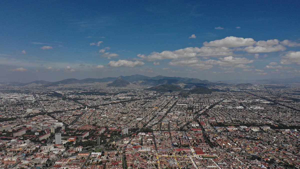 Prevén cielo parcialmente nublado con posibles lluvias aisladas en Valle de México