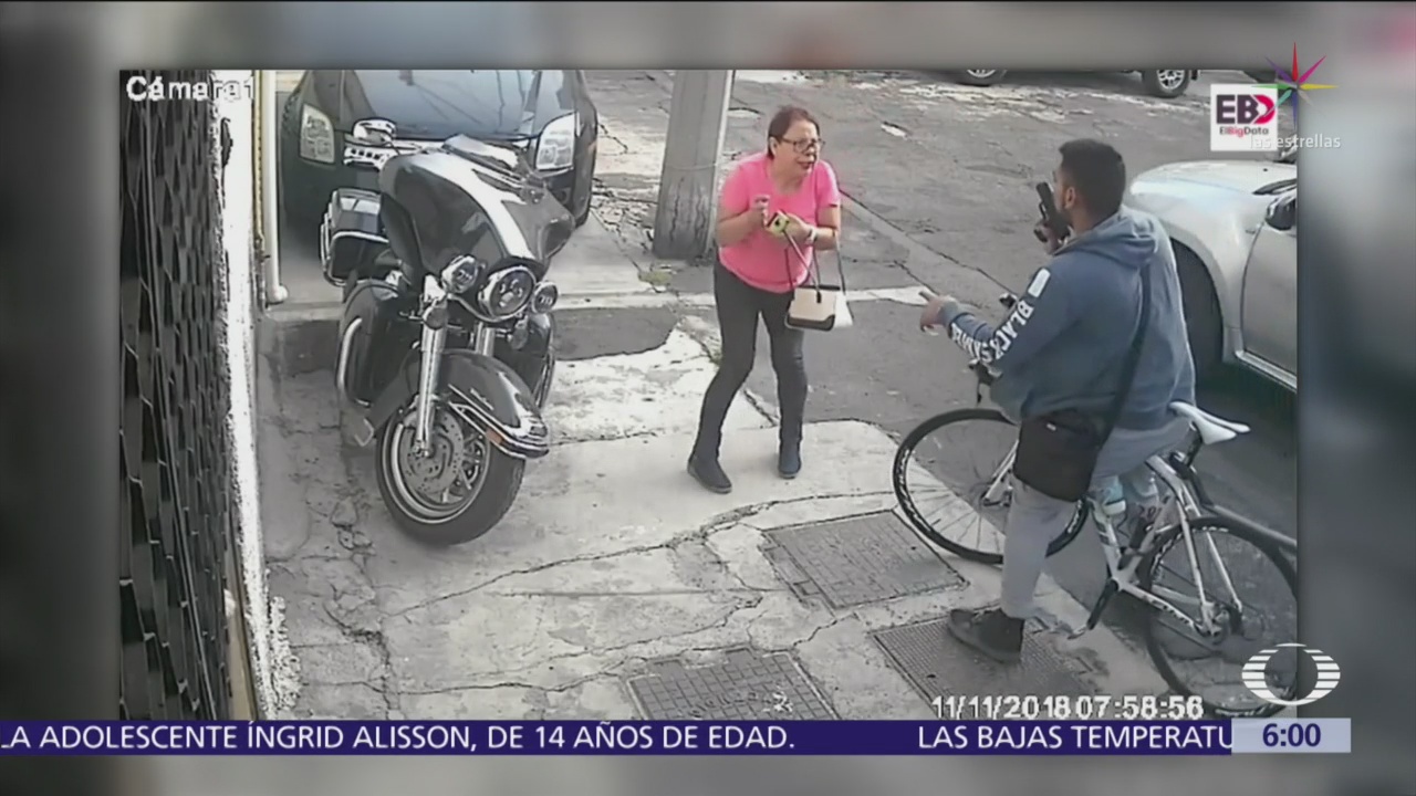 Ciclista asalta a mujer en la colonia Jardín Balbuena