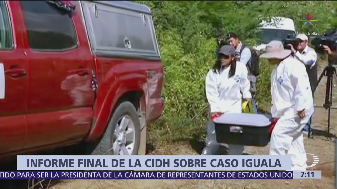 CIDH presenta informe final del caso Iguala