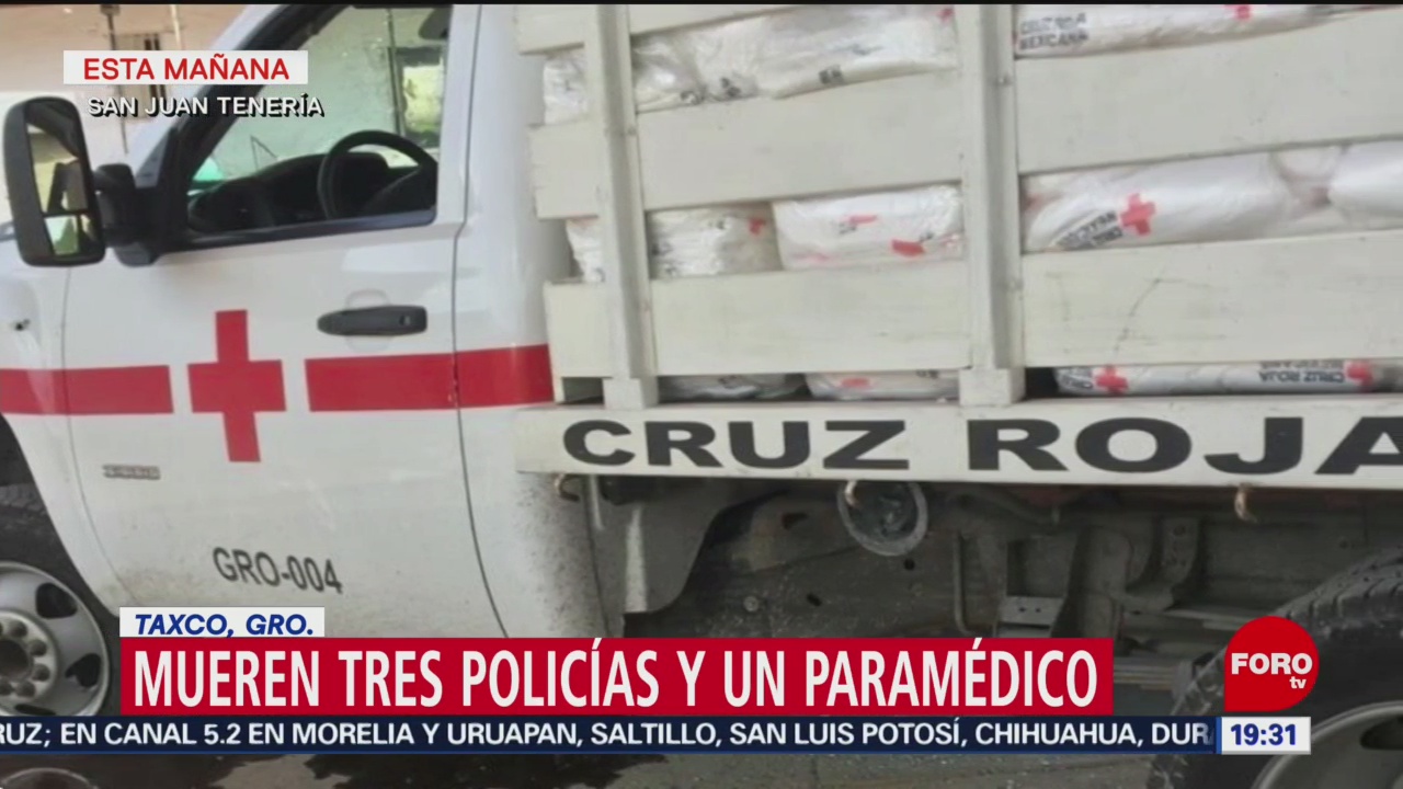 Comando mata a 4 en San Juan Tenería, en Taxco, Guerrero