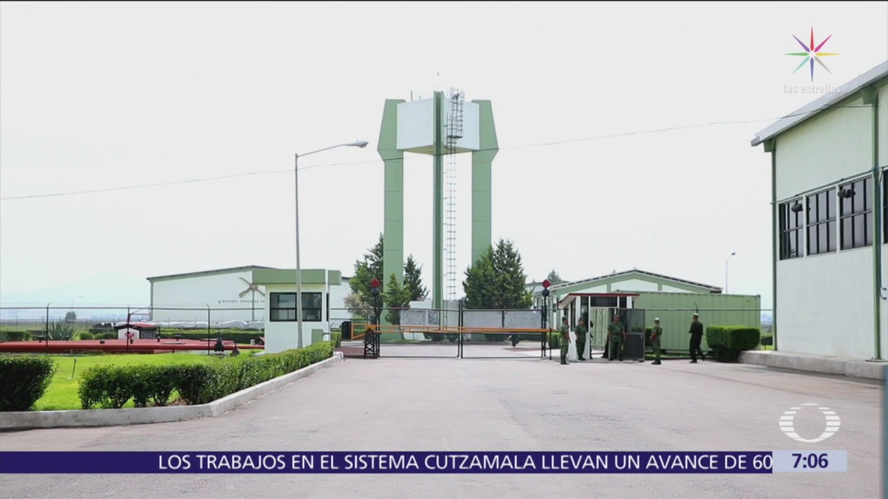 Como es la base militar de Santa Lucía