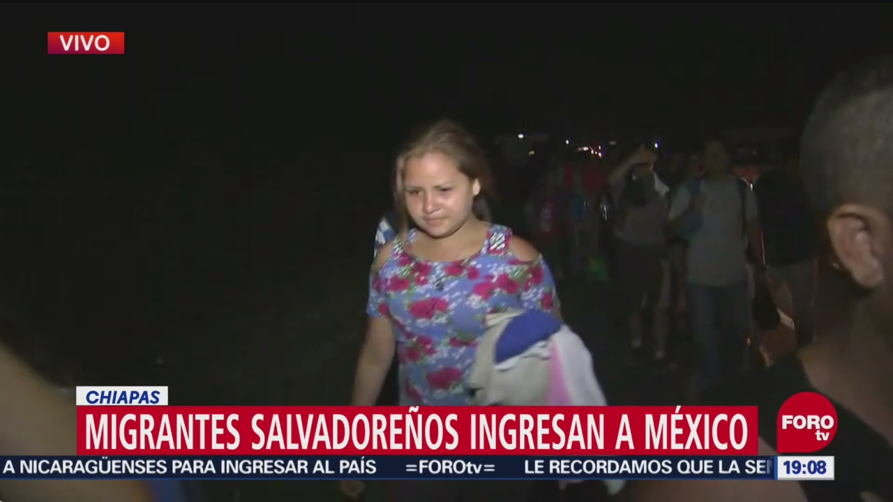 Cuarta Caravana Migrante Elige Caminar Noche
