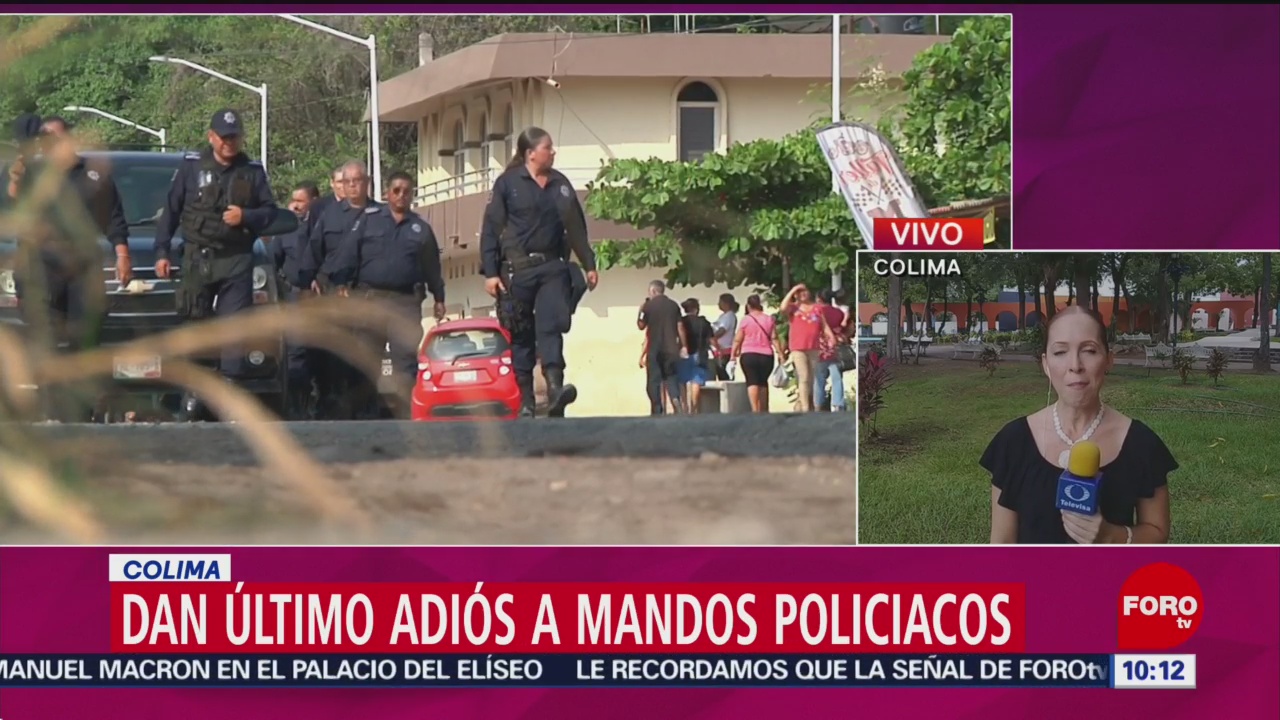 Dan Último Adiós Mandos Policiacos Colima Municipio De Armería