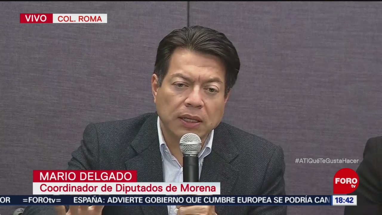 Delgado y Monreal anuncian recorte al presupuesto de diputados y senadores