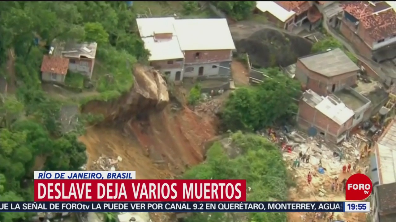 Deslave deja al menos 14 muertos en Brasil
