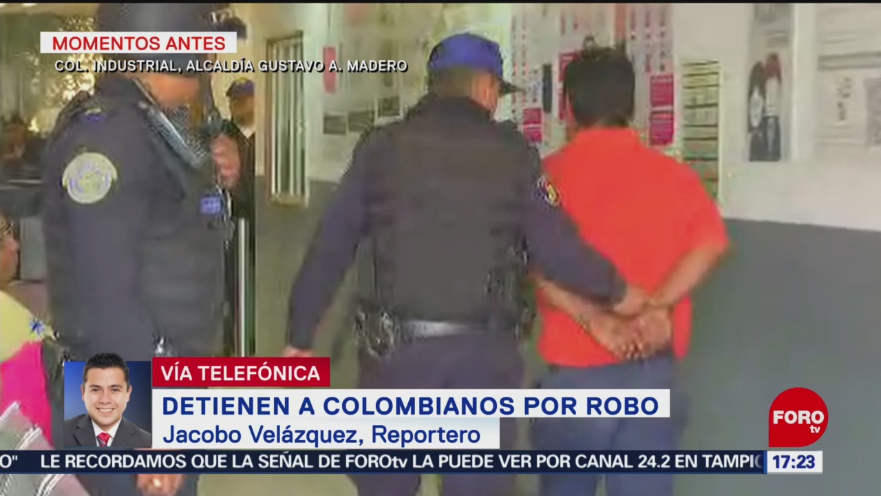 Detienen a colombianos por robo en la GAM
