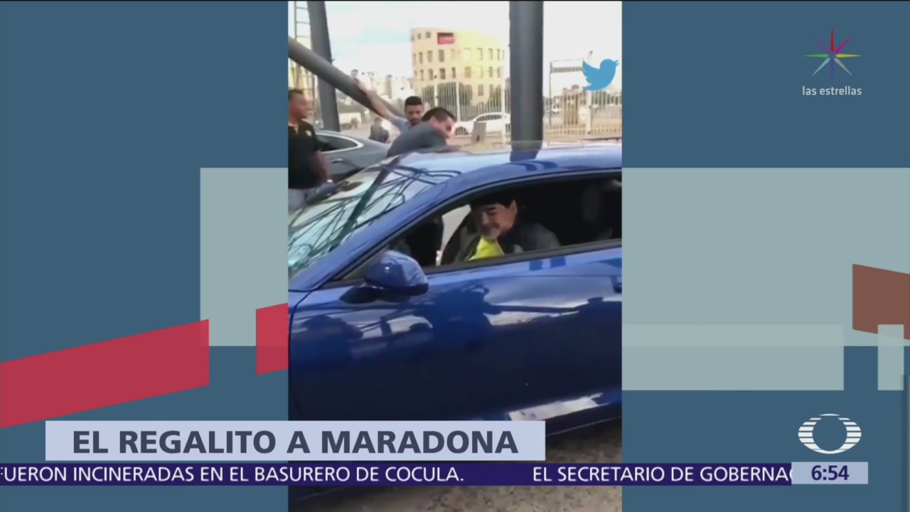 Dorados de Sinaloa regalan auto de 721 mil pesos a Maradona