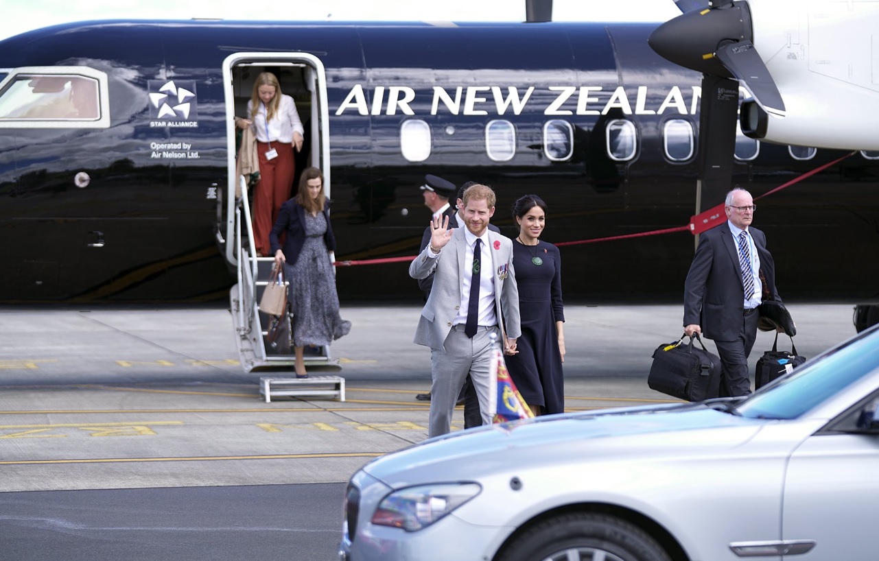 Duques de Sussex concluyen en Nueva Zelanda su larga gira por Oceanía