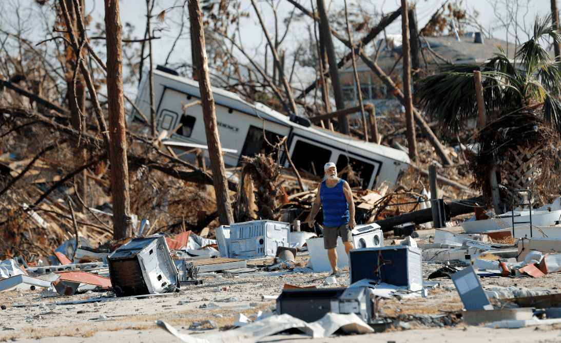 El huracán 'Michael' dejó daños en Florida. (AP) 