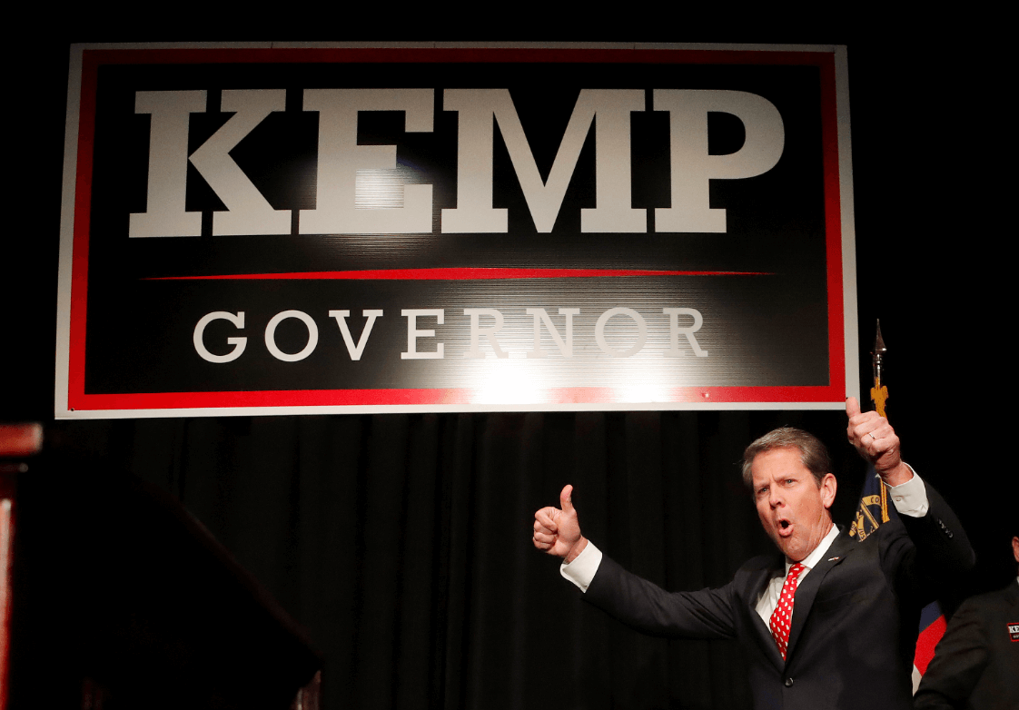 El republicano Brian Kemp. (AP) 