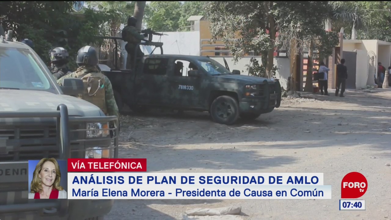 Elena Morera: Guardia Nacional debería estar bajo un mando civil