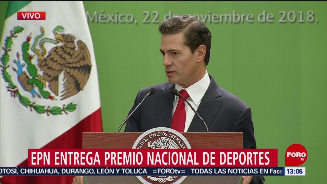 Peña Nieto reconoce talento de los deportistas mexicanos