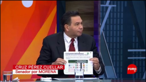 Entrevista al senador de Morena, Cruz Pérez Cuéllar