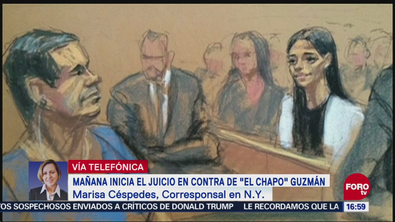 Lunes Nueva York Juicio Joaquín “El Chapo” Guzmán