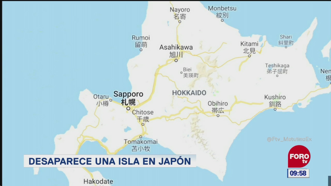 Extra, Extra: Desaparece una isla en Japón