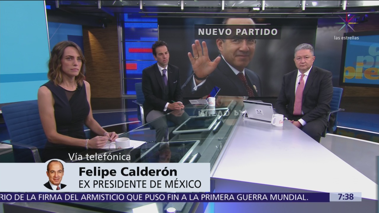 Felipe Calderón: Renuncie al PAN porque dejó de ser instrumento de participación ciudadana