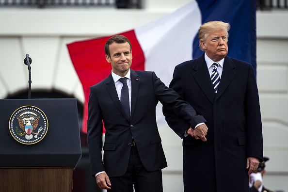 Trump y Macron se reunirán el sábado en París