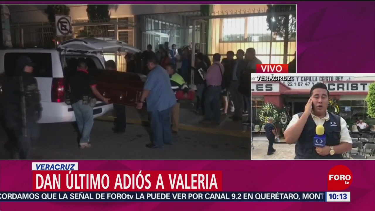 Funeral De Valeria, Hija De La Diputada, Carmen Medel Fuerzas Federales Del Estado De Veracruz Vigilan Los Velatorios
