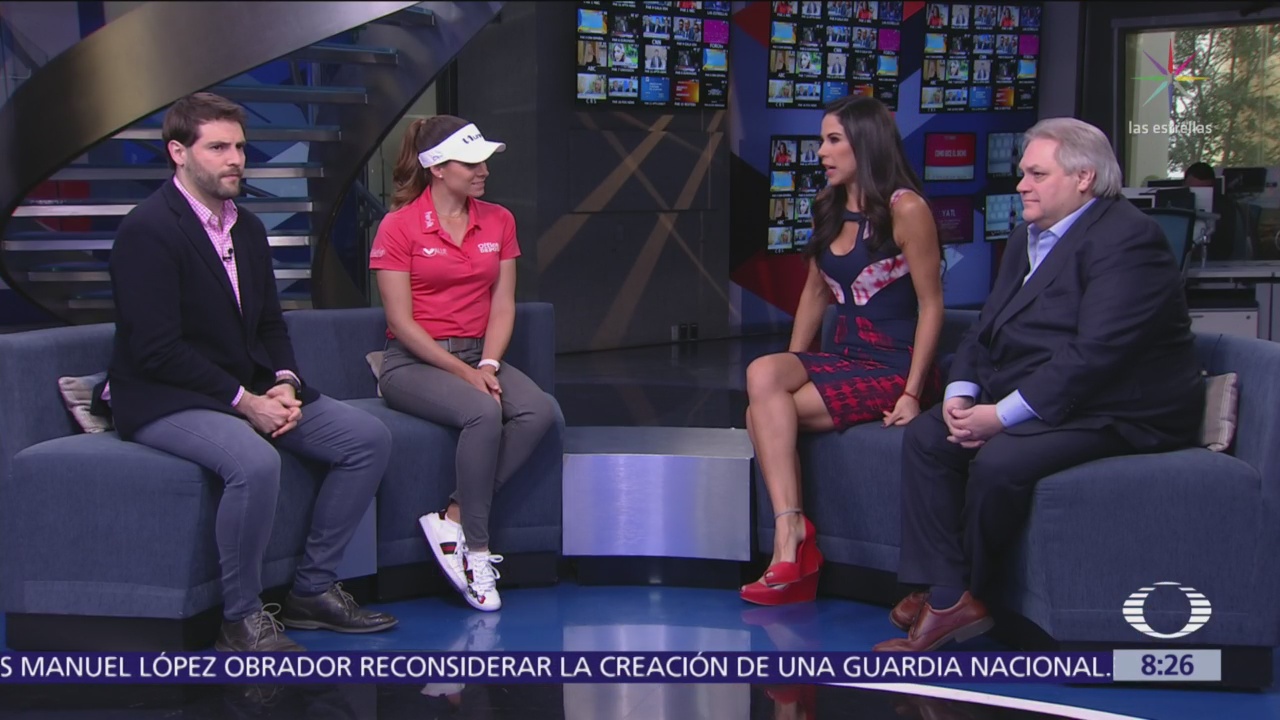 Gabriela López, golfista mexicana y campeona de la LPGA, en Al Aire