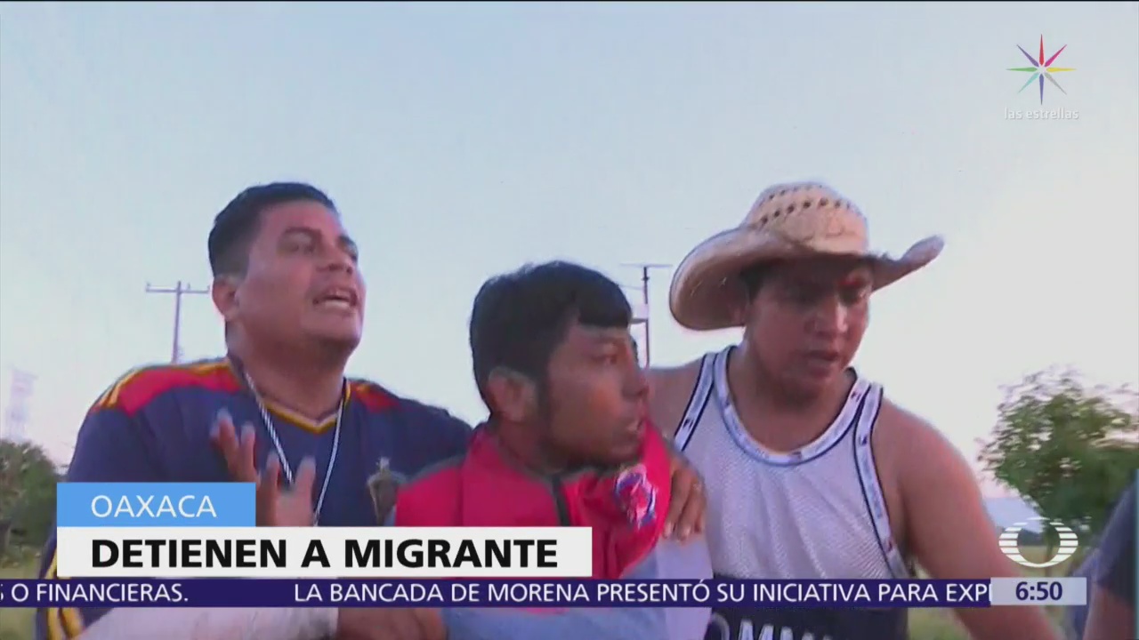 Golpean a guatemalteco de caravana migrante que está en Oaxaca