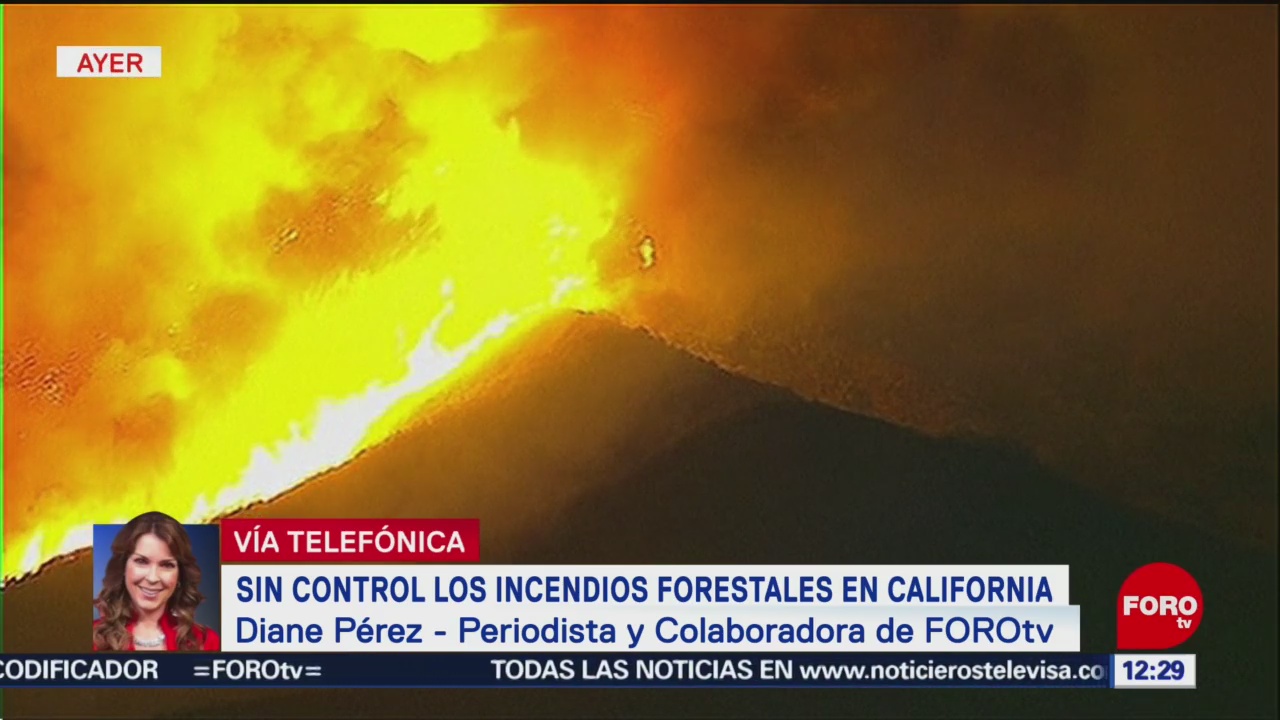 Incendios forestales convierten a California en un infierno