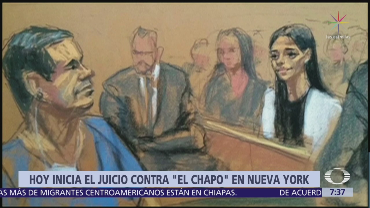 Inicia juicio contra ‘El Chapo’ Guzmán en Nueva York