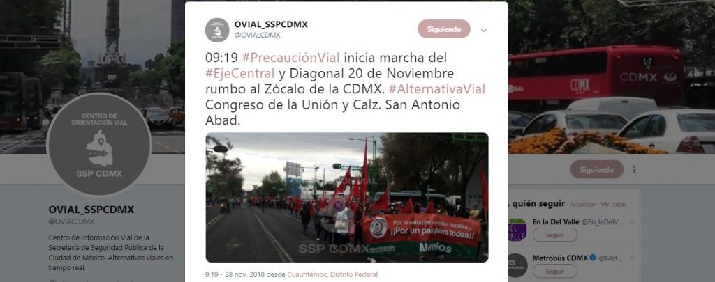 Inicia marcha de campesinos en la CDMX