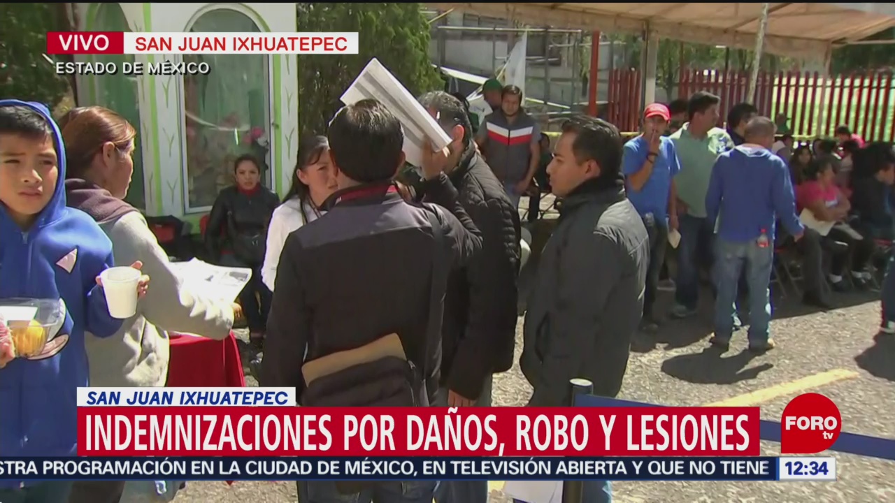 Inician indemnizaciones a afectados por hechos en San Juan Ixhuatepec
