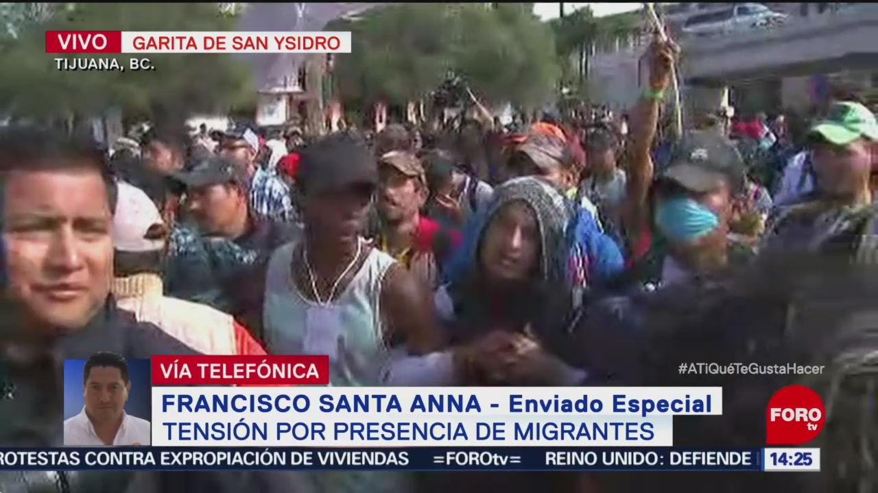 Interceptan a miembros de la caravana migrante en cercanía a garita de San Ysidro