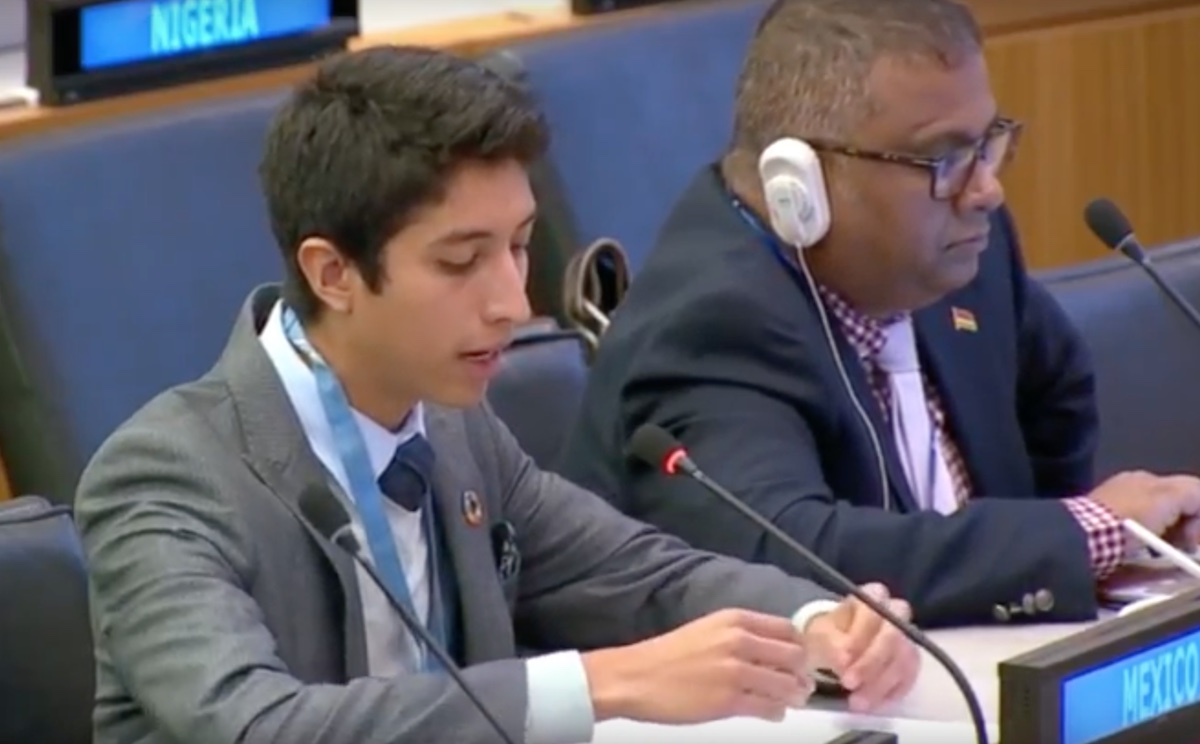 Video Estudiante UNAM Asamblea ONU Iván