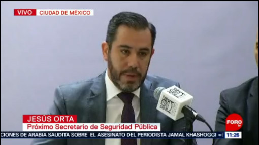 Jesús Orta presenta el Plan de Seguridad Nacional de la Ciudad de México