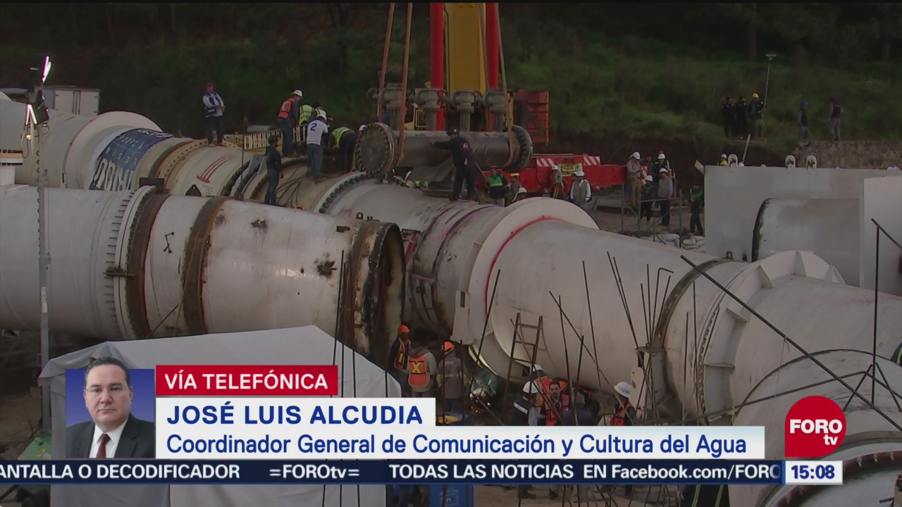 José Luis Alcudia habla del reinicio de operaciones del Cutzamala