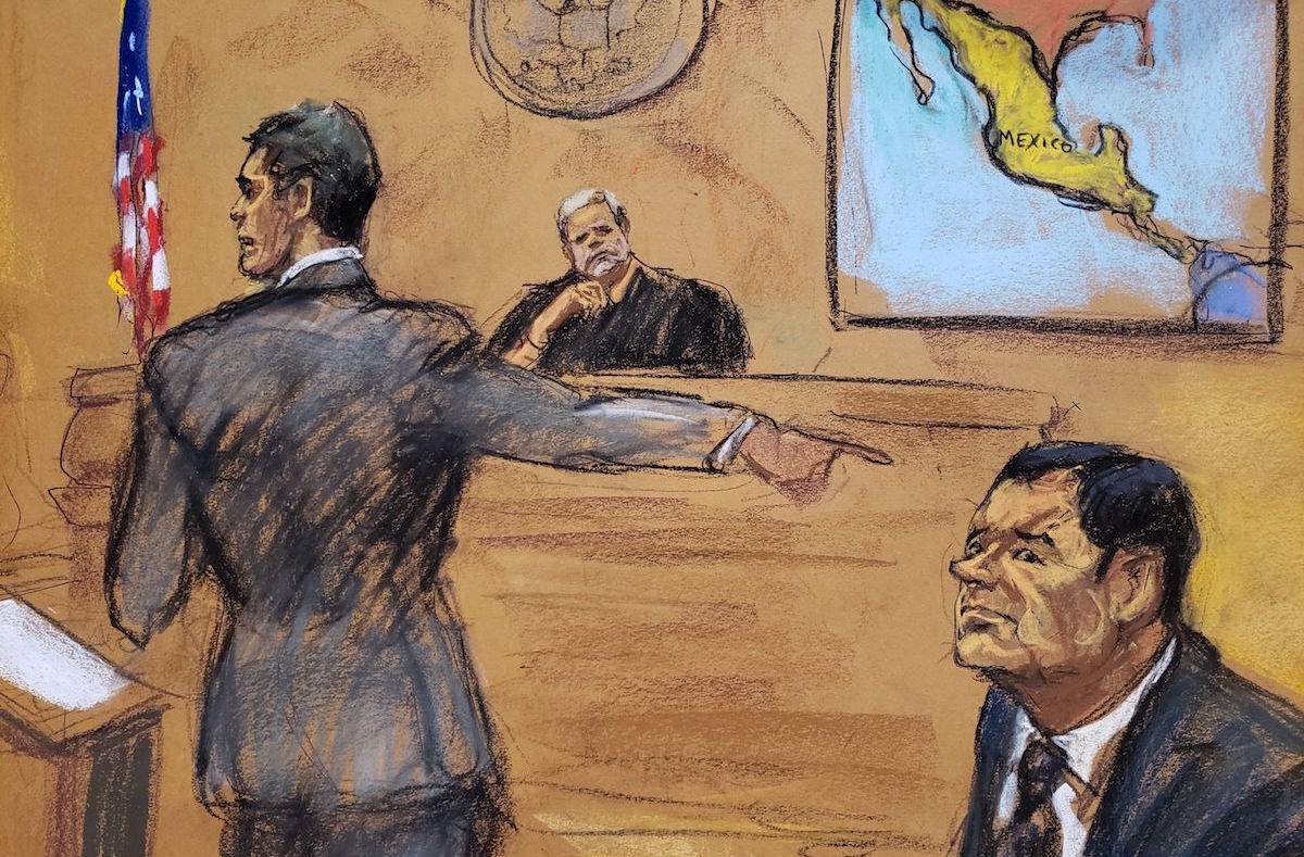 Imágenes del juicio contra 'El Chapo' Guzmán