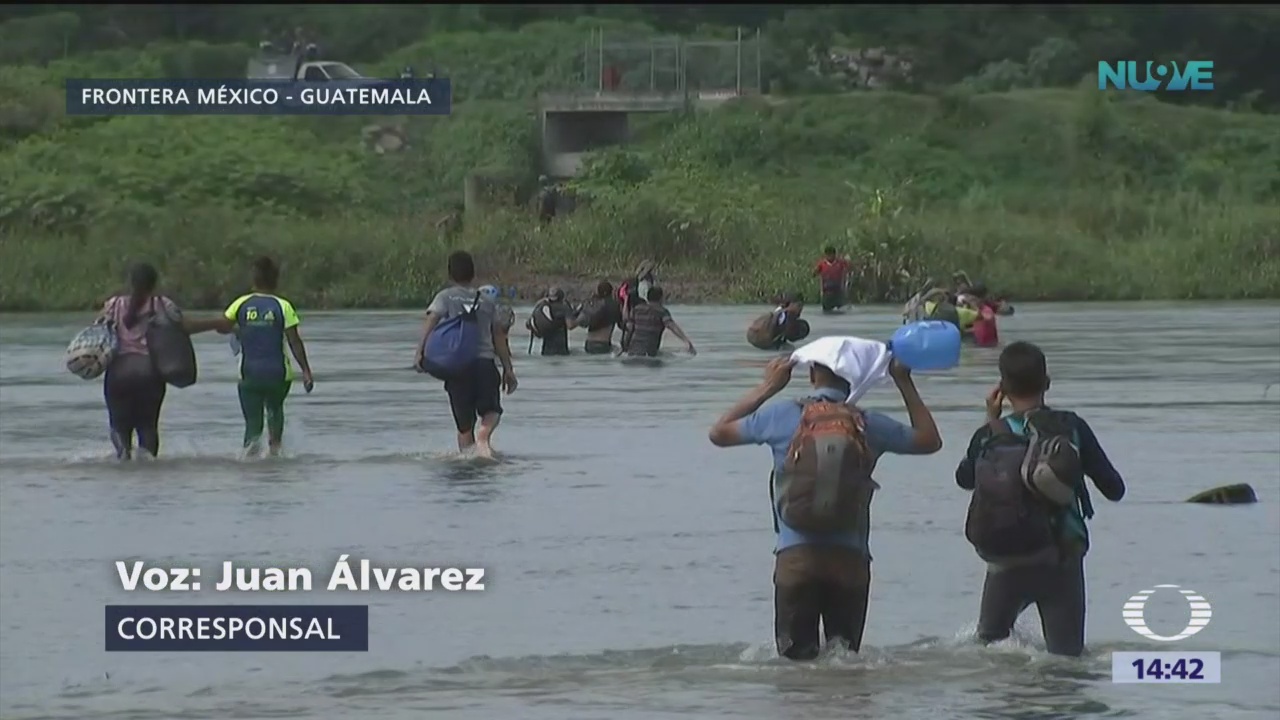 Cuarta caravana de migrantes entra a México