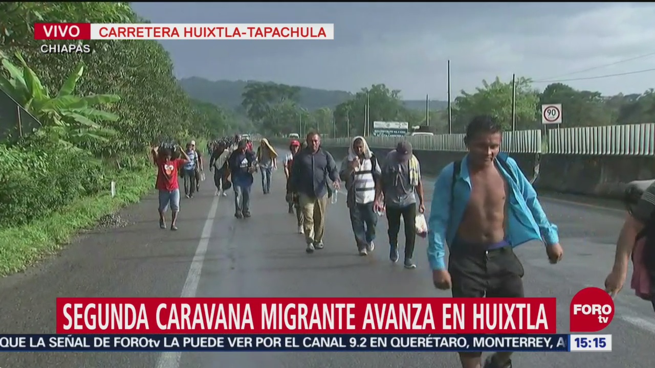 La Segunda Caravana Migrantes recorre Chiapas