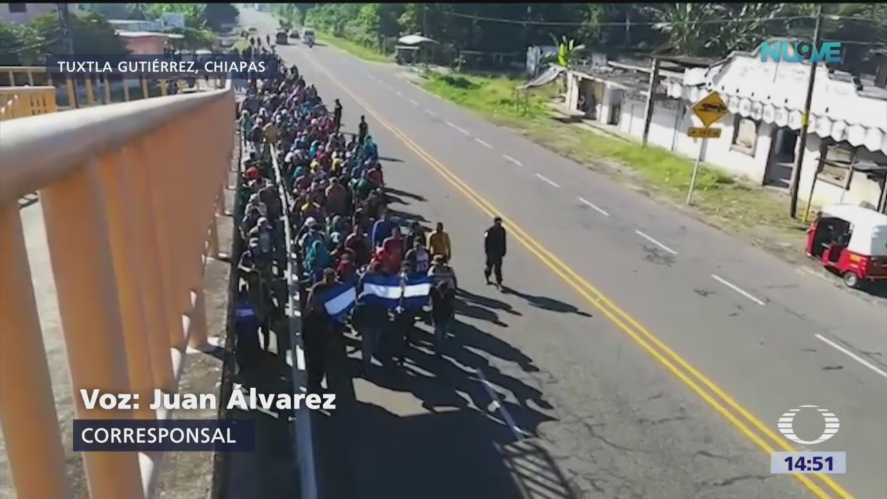 Detienen a migrantes centroamericanos en Chiapas