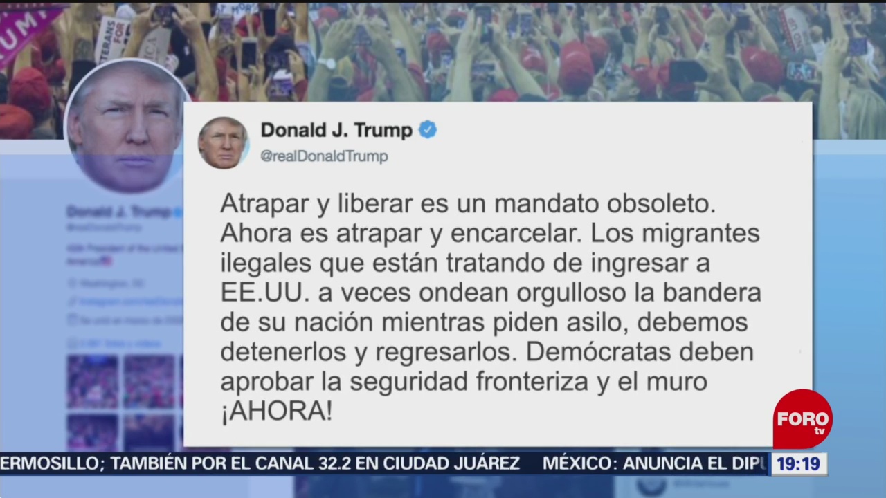Tijuana Reconoció Que Está Mal Preparada Para Recibir A Migrantes Presidente De Estados Unidos, Donald Trump Migrantes Centroamericanos