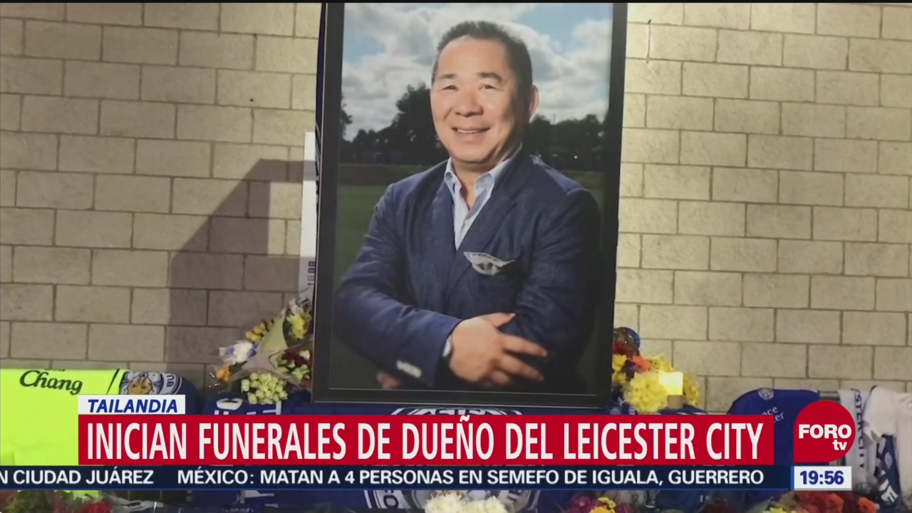 Inician Funerales Dueño Del Leicester City Tailandia Inglaterra, Vichai Srivaddhanaprabha Estrellarse Su Helicóptero