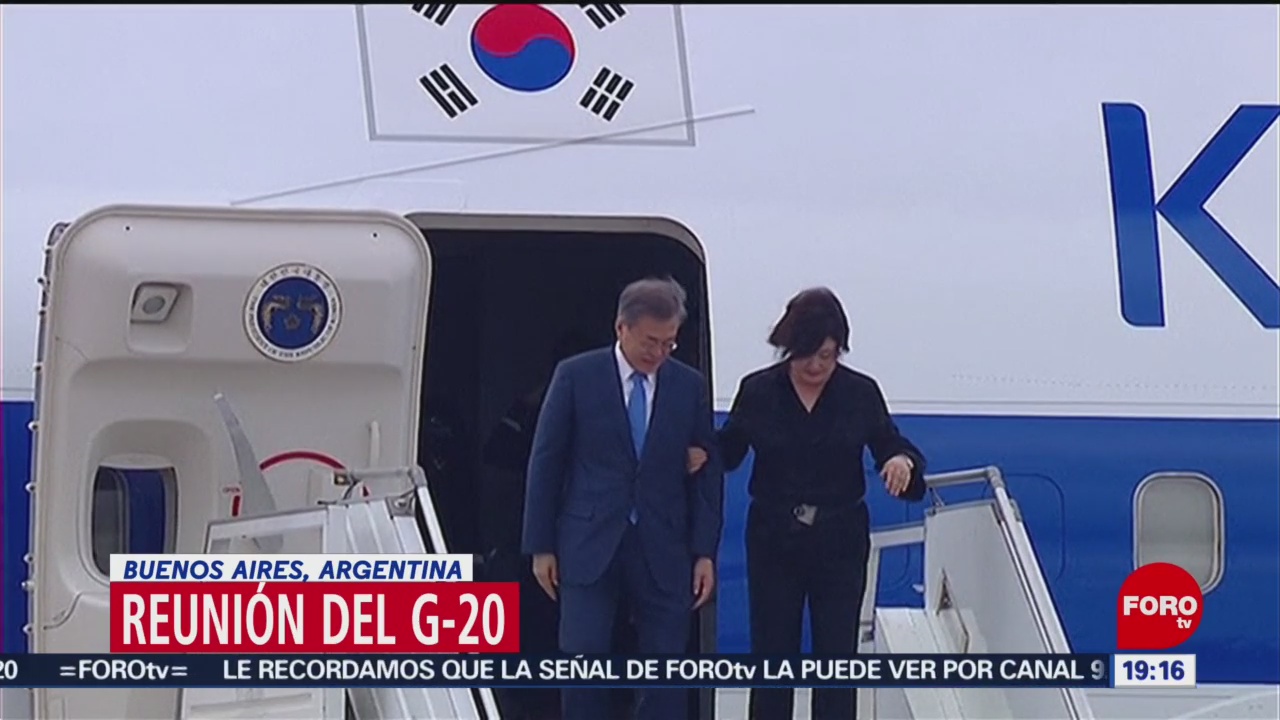 Líderes Mundiales Llegan Argentina Cumbre G20