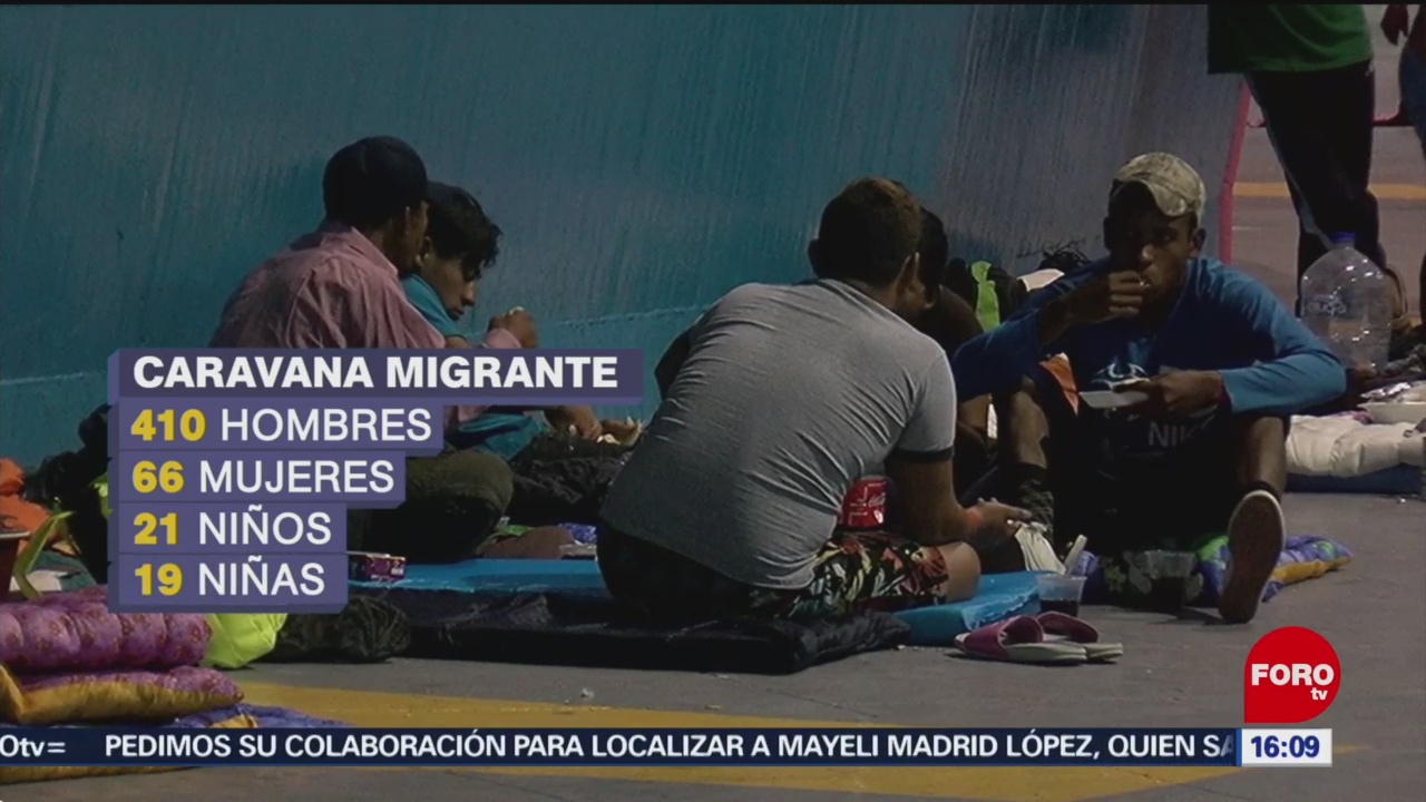 Llega caravana migrante a Guadalajara, Jalisco
