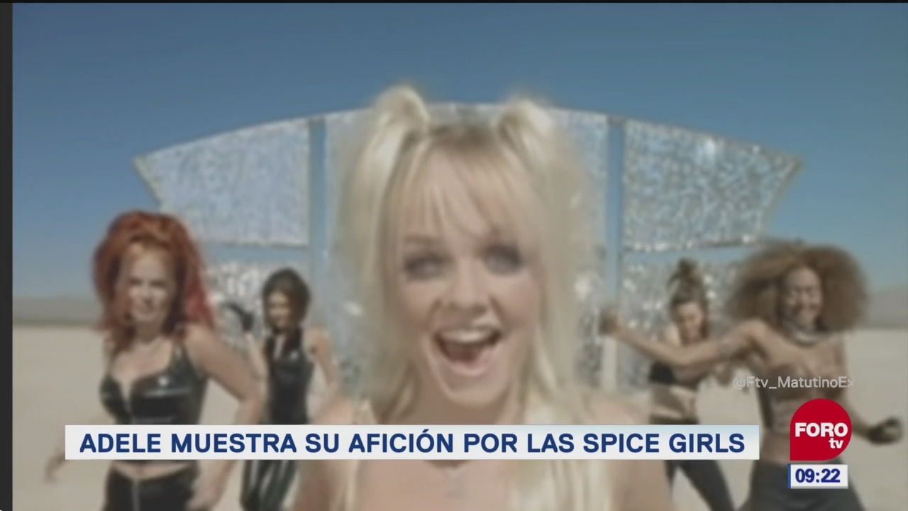 #LoEspectaculardeME: Adele se emociona con reencuentro de ‘Spice Girls’