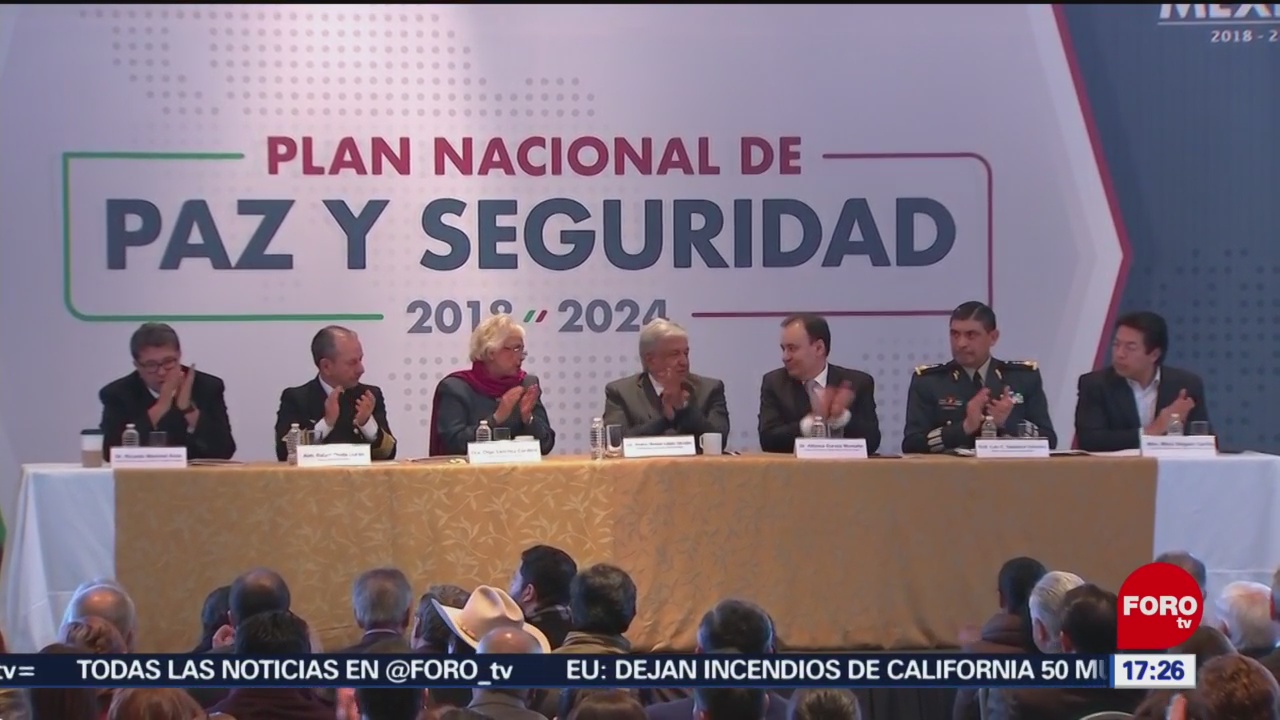 López Obrador Presenta El Plan Nacional