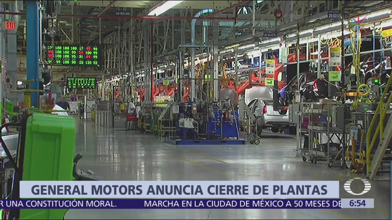 General Motors anuncia despido de 14 mil 500 trabajadores
